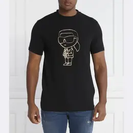 Karl Lagerfeld: Чёрная футболка 
