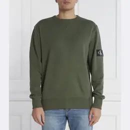 Calvin Klein: Зелёная толстовка 