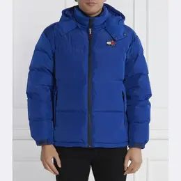 Tommy Hilfiger: Синий пуховик 