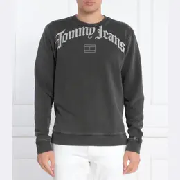 Tommy Hilfiger: Чёрная толстовка 