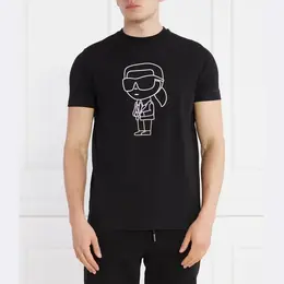 Karl Lagerfeld: Чёрная футболка 