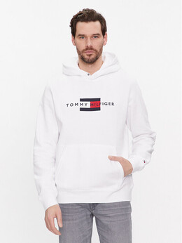 Tommy Hilfiger: Белая толстовка 