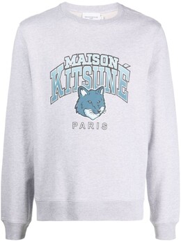 Maison Kitsuné: Серая толстовка 