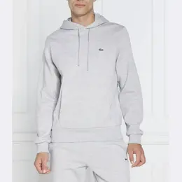 Lacoste: Серая толстовка 