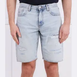 Armani Exchange: Синие шорты 