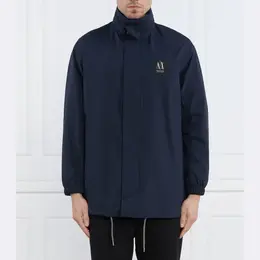 Armani Exchange: Синяя куртка 