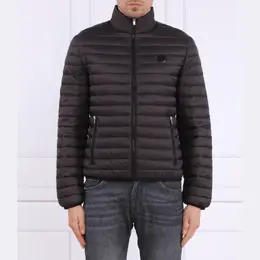 Trussardi: Чёрная куртка 