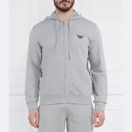 Emporio Armani: Серая толстовка 