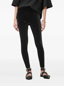 AllSaints: Бархатные легинсы  Cora