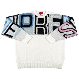 Supreme: Белый свитер 