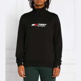 Tommy Hilfiger: Чёрная толстовка 