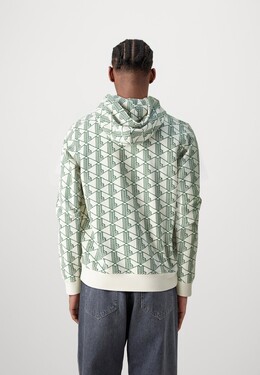 Lacoste: Белая толстовка 