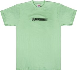 Supreme: Зелёная футболка  Motion Logo