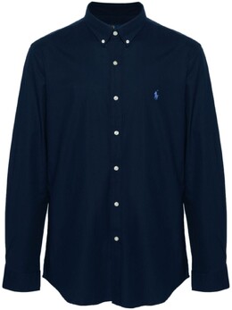 Polo Ralph Lauren: Синяя рубашка 