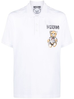 Moschino: Рубашка  Teddy Bear с принтом