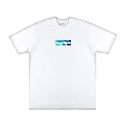 Supreme: Белая футболка  Box Logo