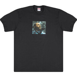 Supreme: Чёрная футболка  Marvin Gaye