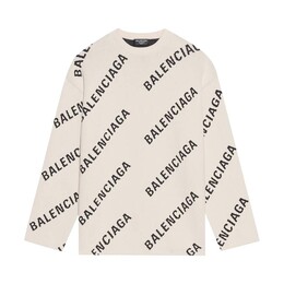 Balenciaga: Белая толстовка 