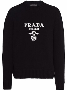 Prada: Чёрный свитер 