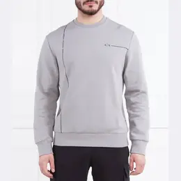 Armani Exchange: Серая толстовка 