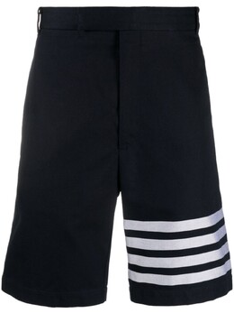 Thom Browne: Синяя рубашка  4-Bar