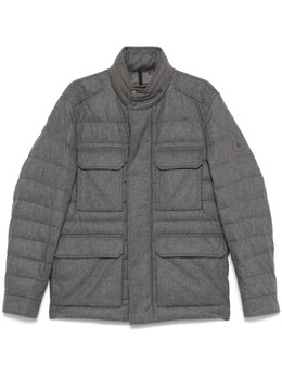 Moncler: Серая куртка 