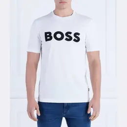BOSS: Белая футболка 