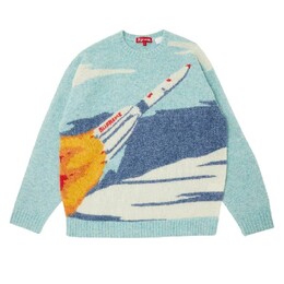 Supreme: Синий свитер 