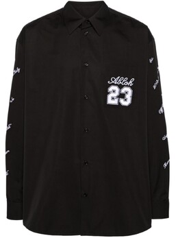 Off-White: Чёрная рубашка 