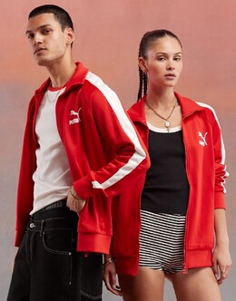 PUMA: Красная куртка  Iconic T7