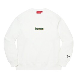 Supreme: Белая толстовка  Gonz