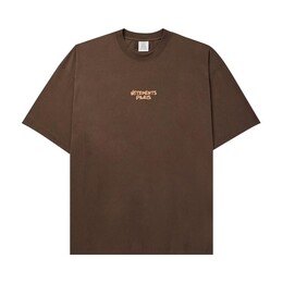 Vetements: Коричневая футболка 