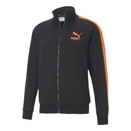PUMA: Чёрная куртка  Iconic T7