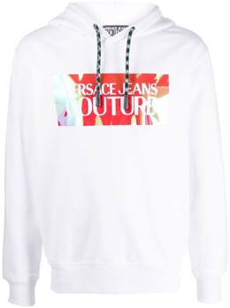 Versace Jeans Couture: Белая толстовка 