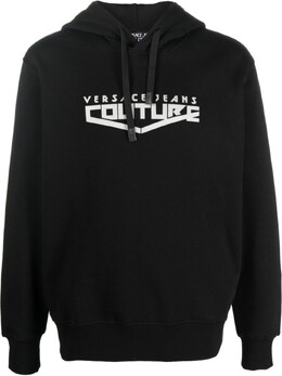 Versace Jeans Couture: Чёрная толстовка 