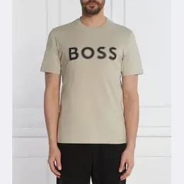 BOSS: Жёлтая футболка 