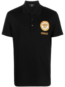 Versace: Рубашка  Medusa с вышивкой