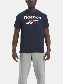 Reebok: Синяя футболка 