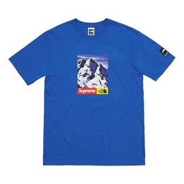 Supreme: Синяя футболка 