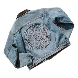 Stussy: Голубая куртка 