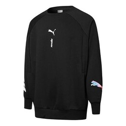 PUMA: Чёрная толстовка 
