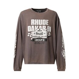 Rhude: Футболка с длинным рукавом 
