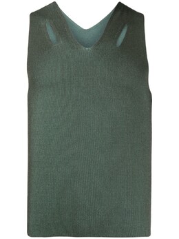 Dion Lee: Зелёная футболка 