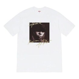 Supreme: Белая футболка  Mary J Blige