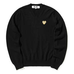 Comme Des Garçons Play: Свитер с v-образным вырезом 