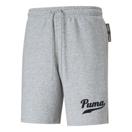 PUMA: Серые шорты  Essentials
