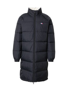 Tommy Hilfiger: Чёрное пальто  Tommy Jeans