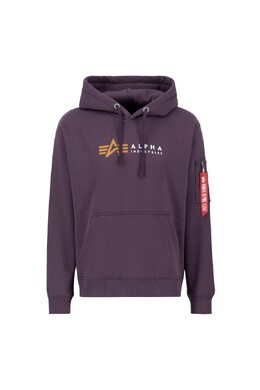 Alpha Industries: Фиолетовая толстовка 