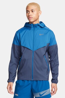 Nike: Синяя куртка  Windrunner
