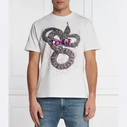 Just Cavalli: Белая футболка 